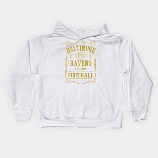 Vintage Ravens American Football Kids Hoodie